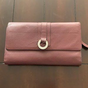 Danier Genuine Leather Wallet - Brown - Well loved